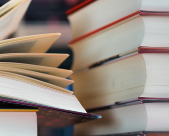 books on a desk