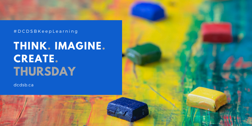 #DCDSB Keep Learning Think. Imagine, Create Thursdays picture of crayons