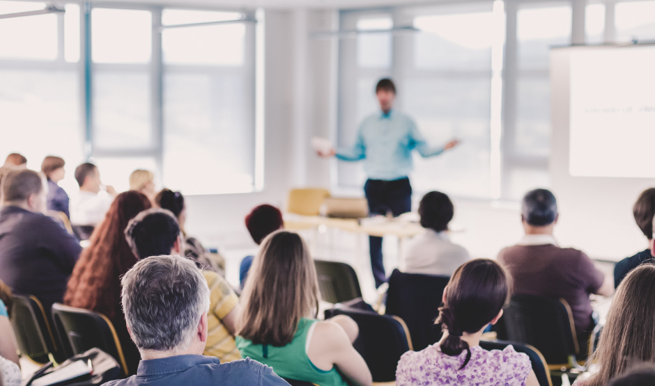 audience with presenter