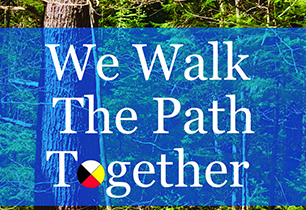 We Walk the Path Together - path in the forest