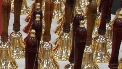 photo of a group of hand bells