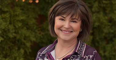 Photo of a woman smiling