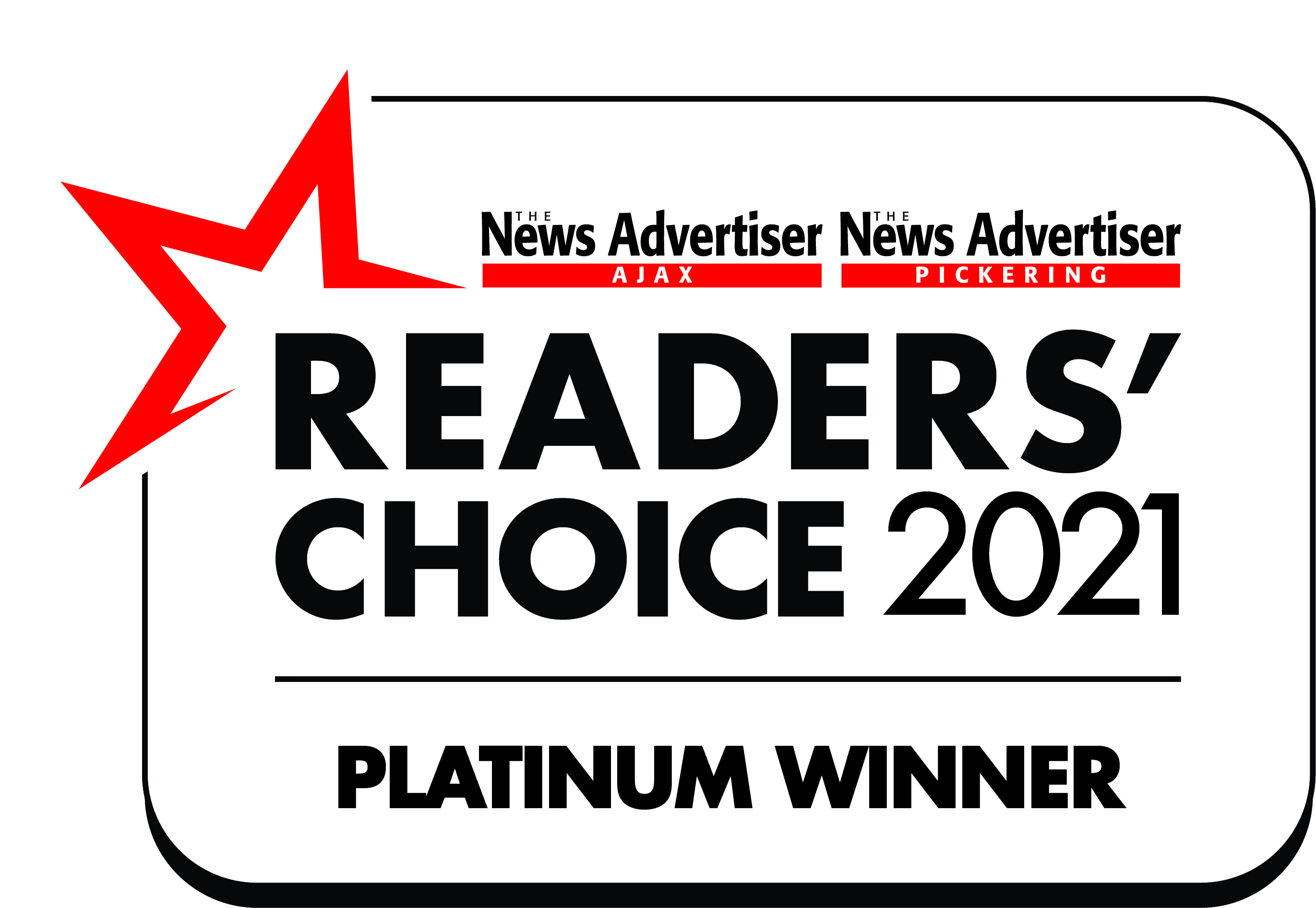 Readers' Choice Platinum Award for Best Adult Education in Ajax and Pickering