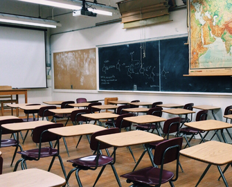 Empty classroom