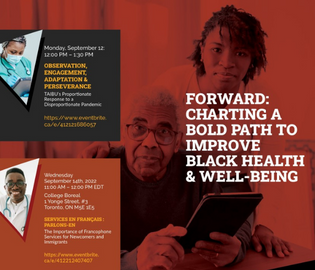Poster promoting Black Mental Health workshop