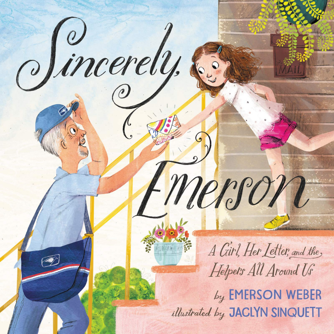 book cover for sincerely emerson