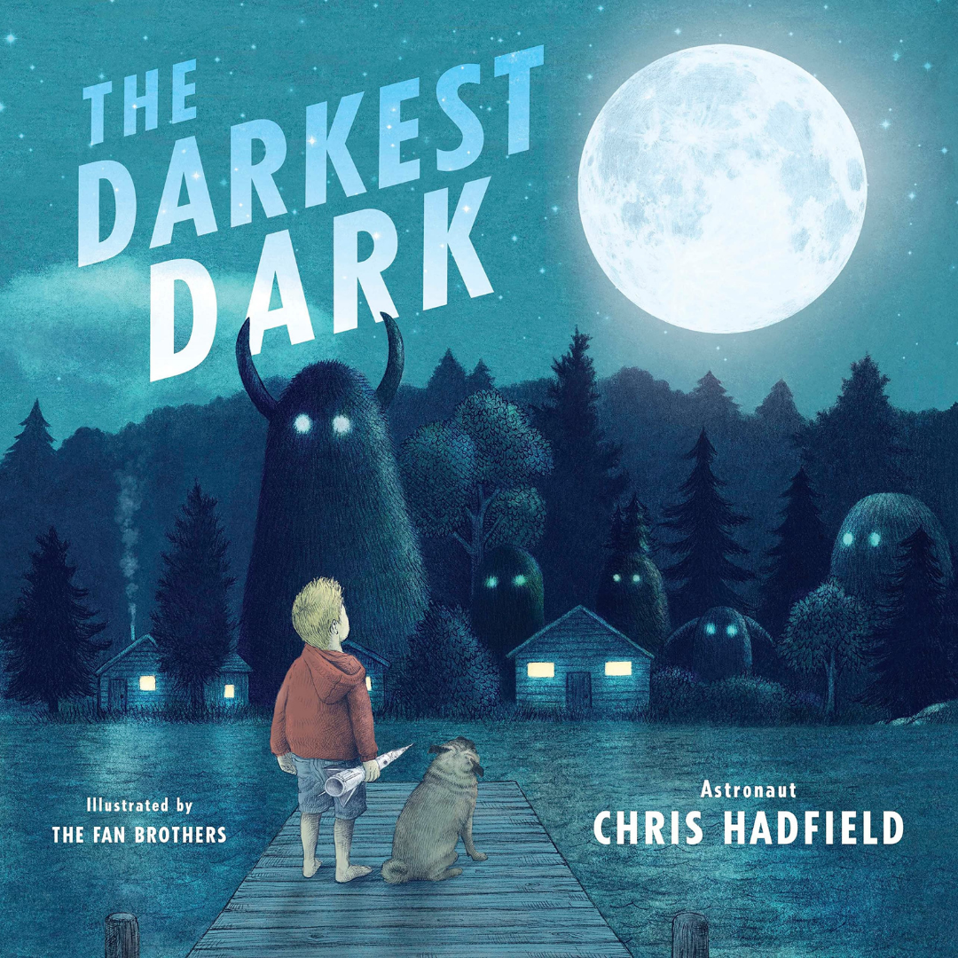 book cover for the darkest dark