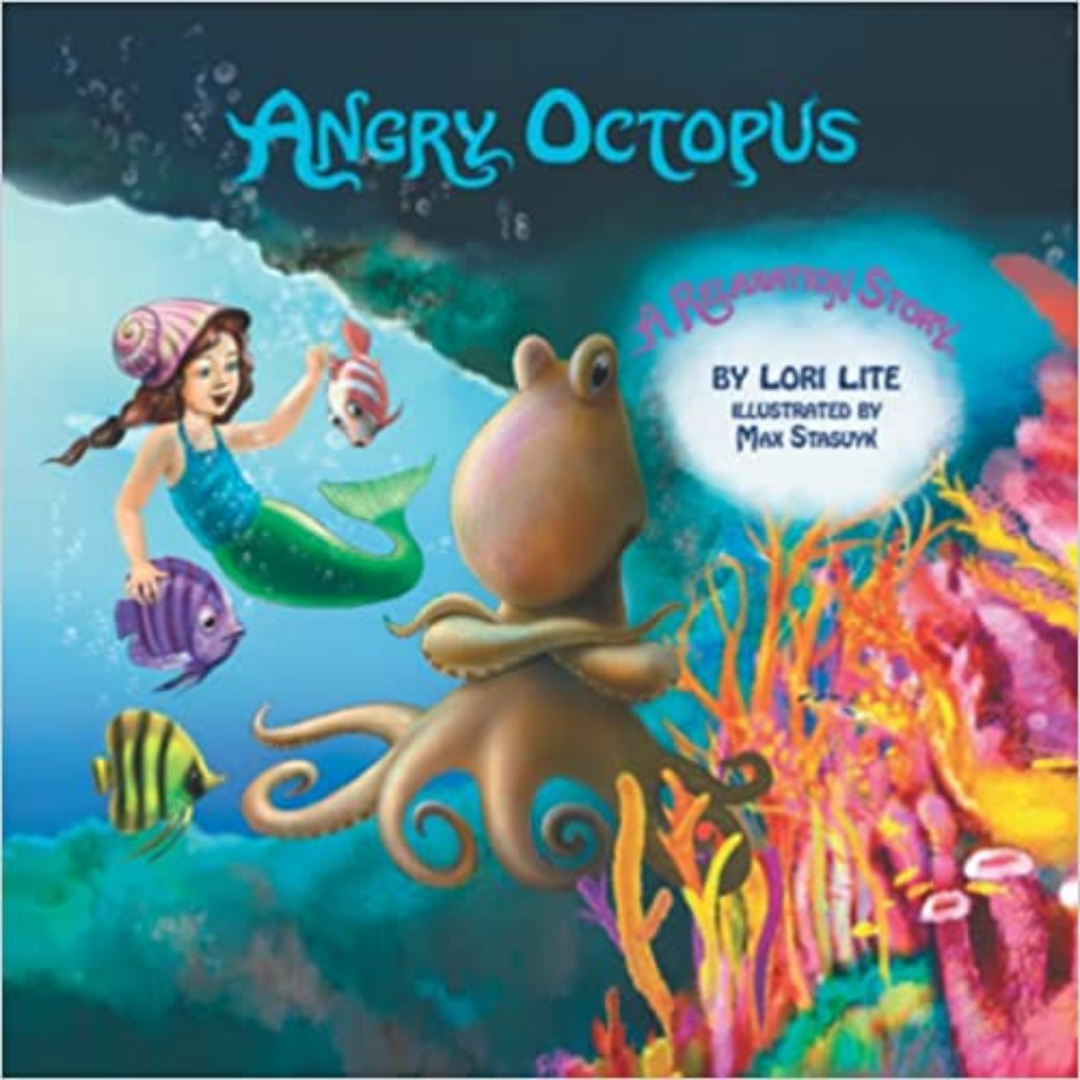 book cover for the angry octopus