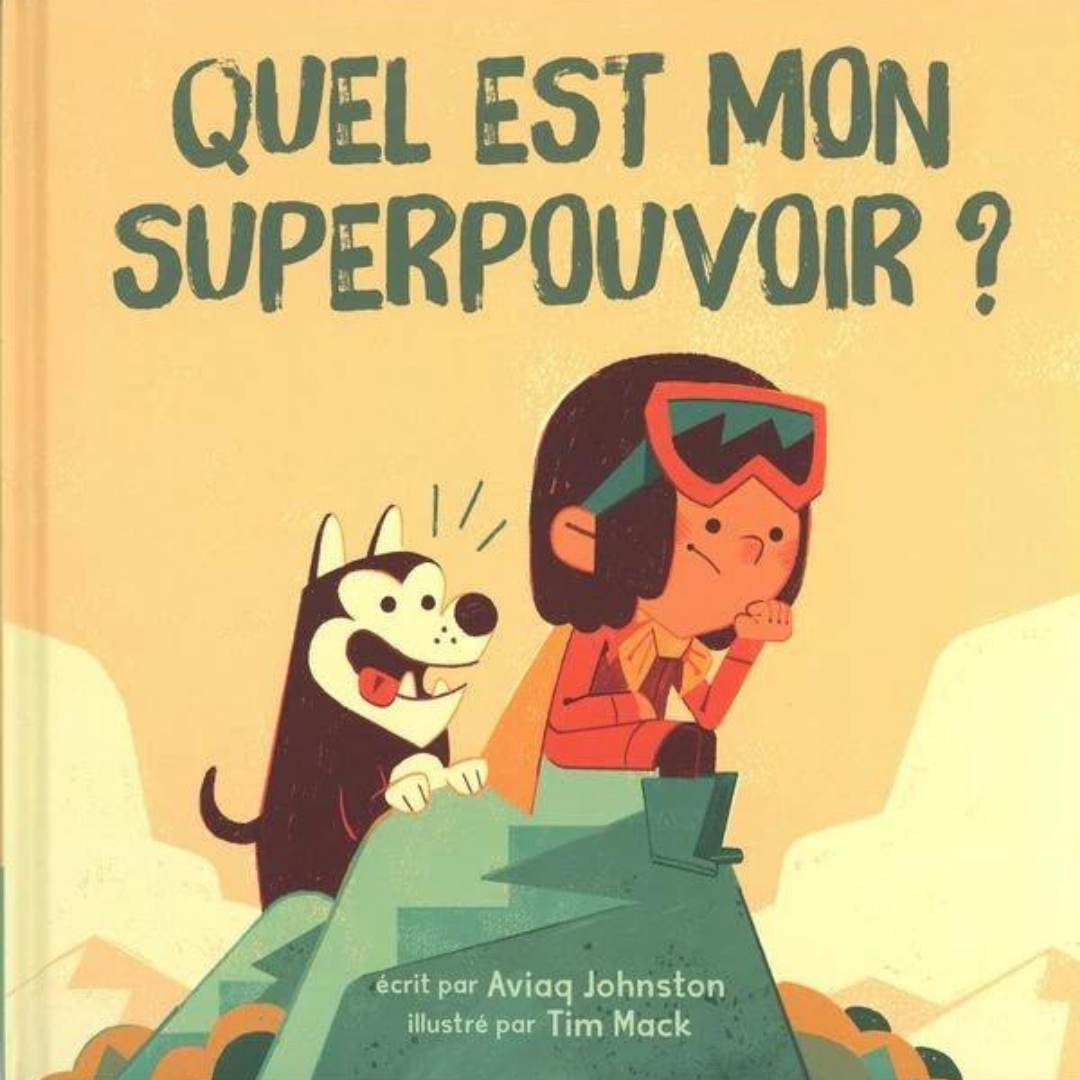 book cover for what's my superpower in French