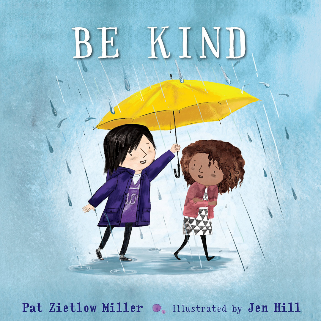 book cover for be kind by pat miller