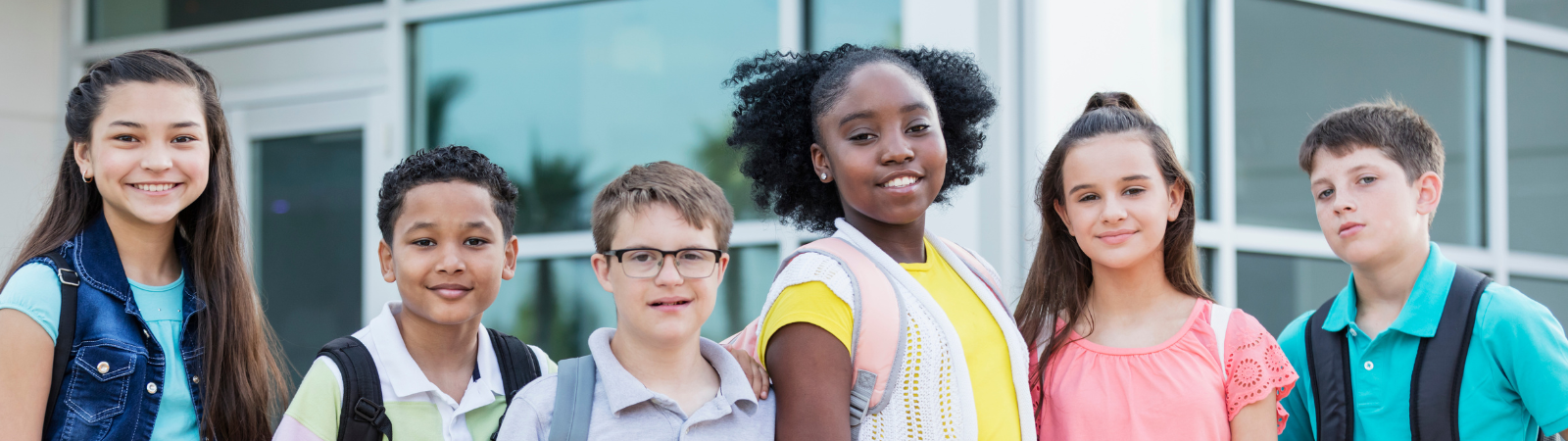 students smiling together