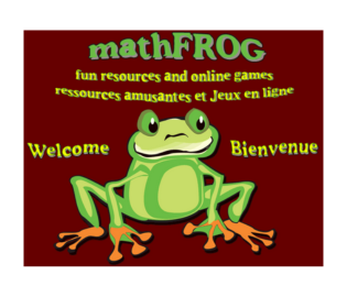 Math frog logo