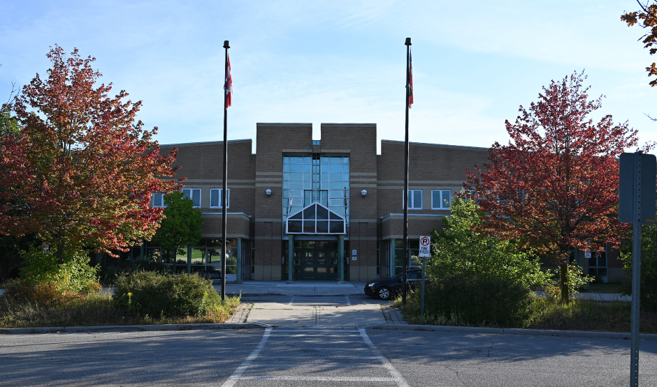 Exterior of school