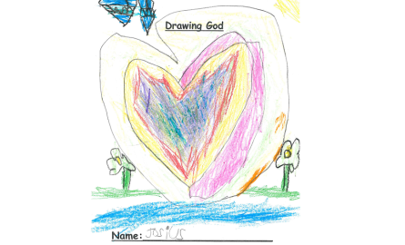 child's drawing of God