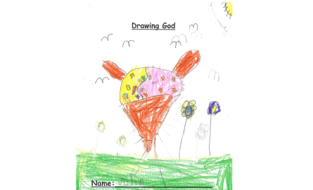 child's drawing of God