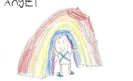 child's drawing of God