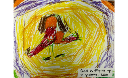 child's drawing of God