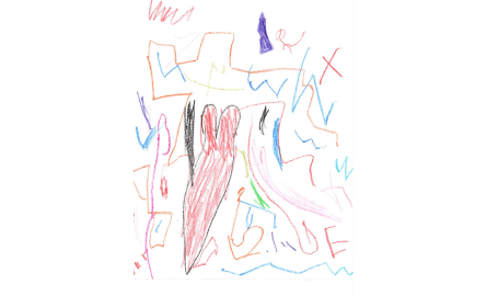 child's drawing of God