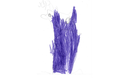 child's drawing of God