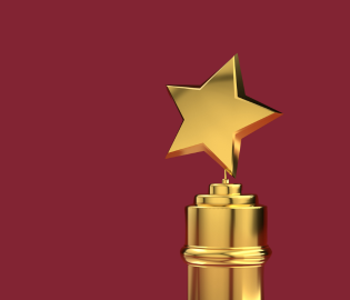 A star shaped award