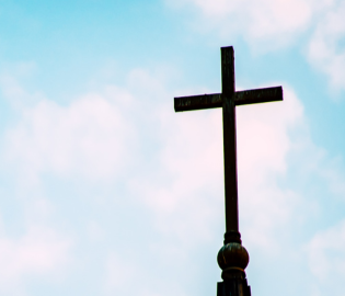 A cross in the sky