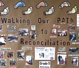 Walking Our Path bulletin board