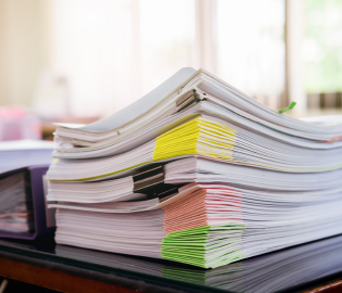 Stack of documents