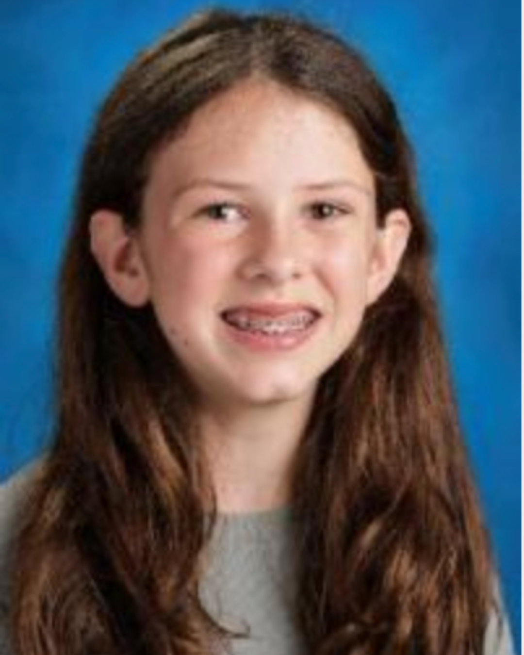 Young girl smiling
