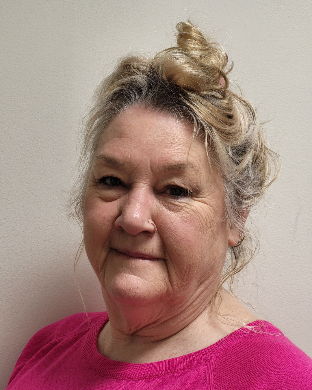 Adult female smiling