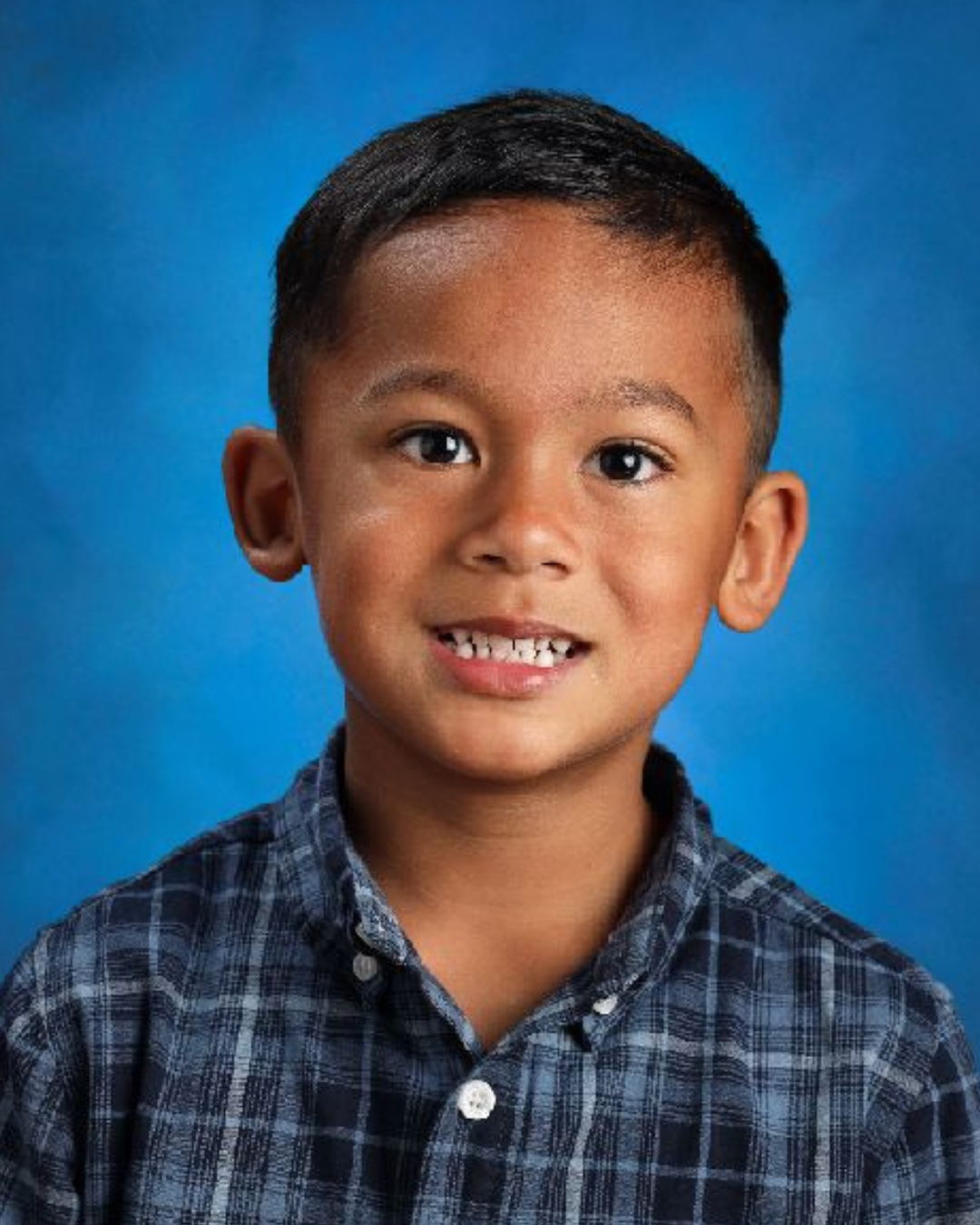 Young boy smiling