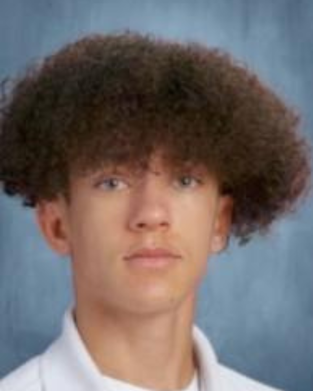 Teen male smiling