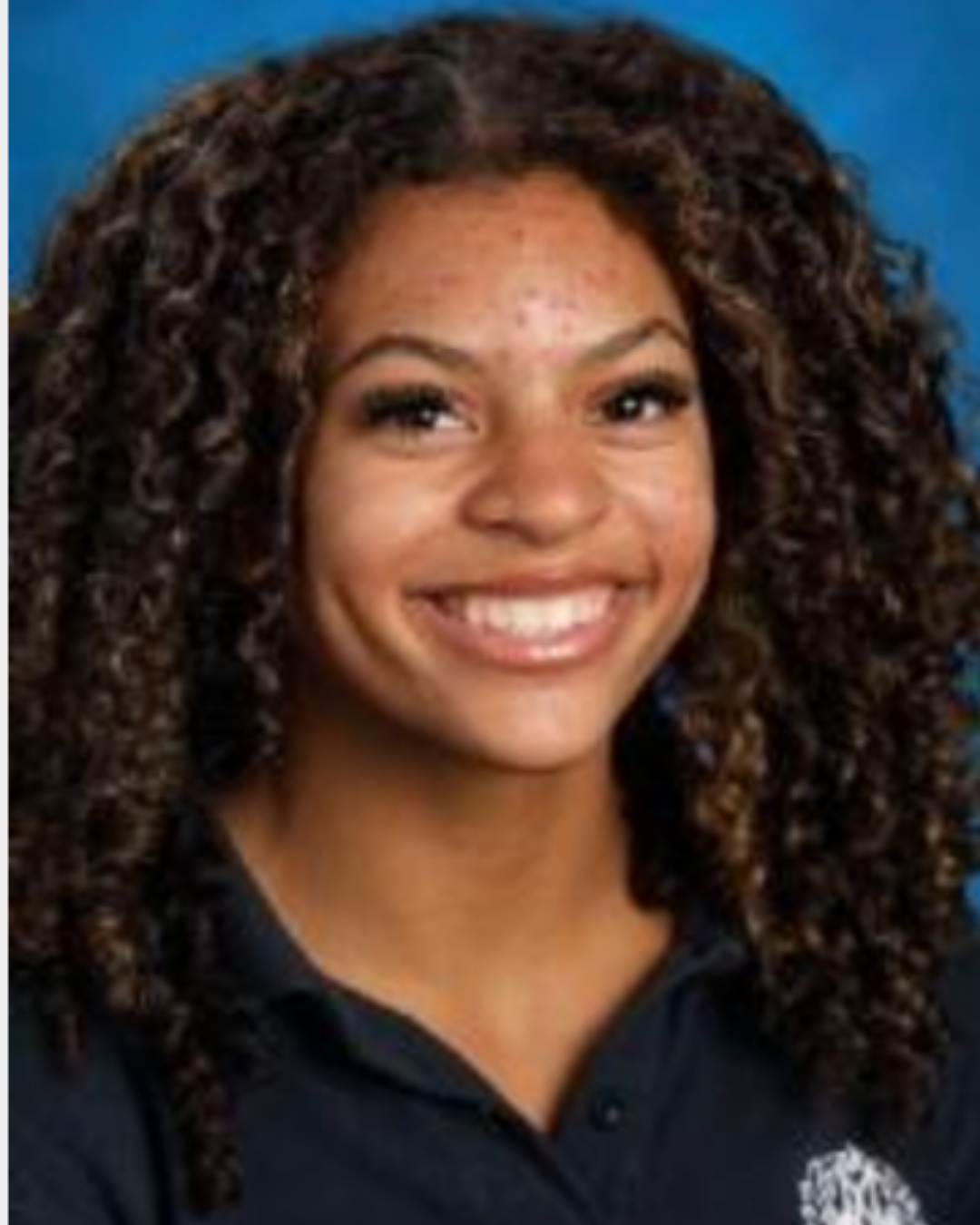 Teen female smiling