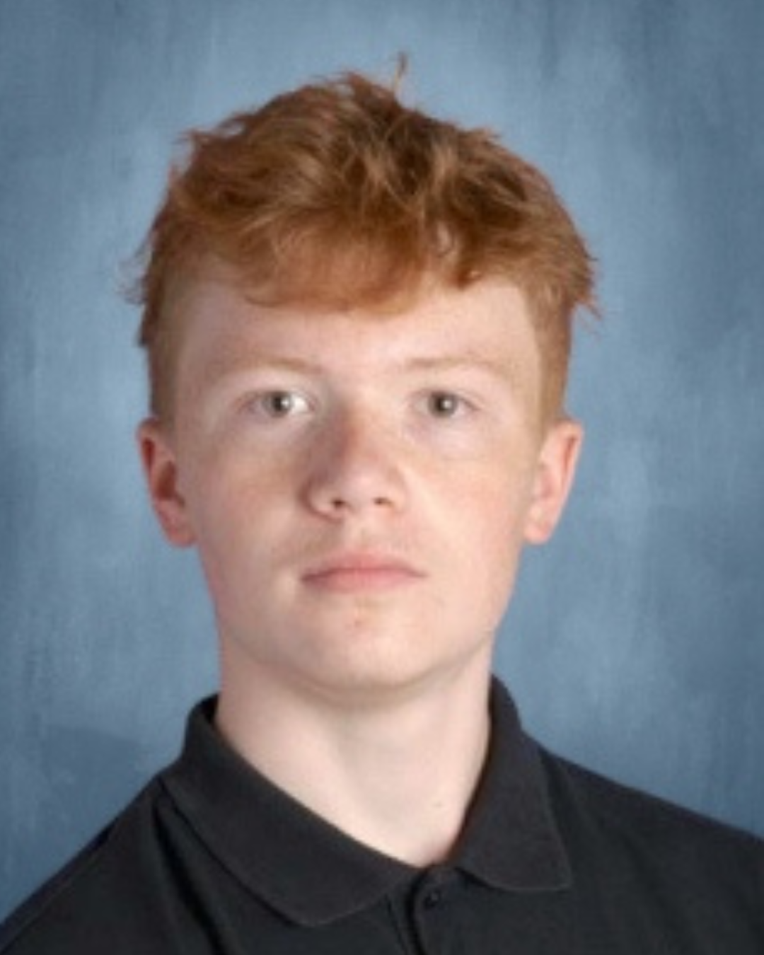 Teen male smiling