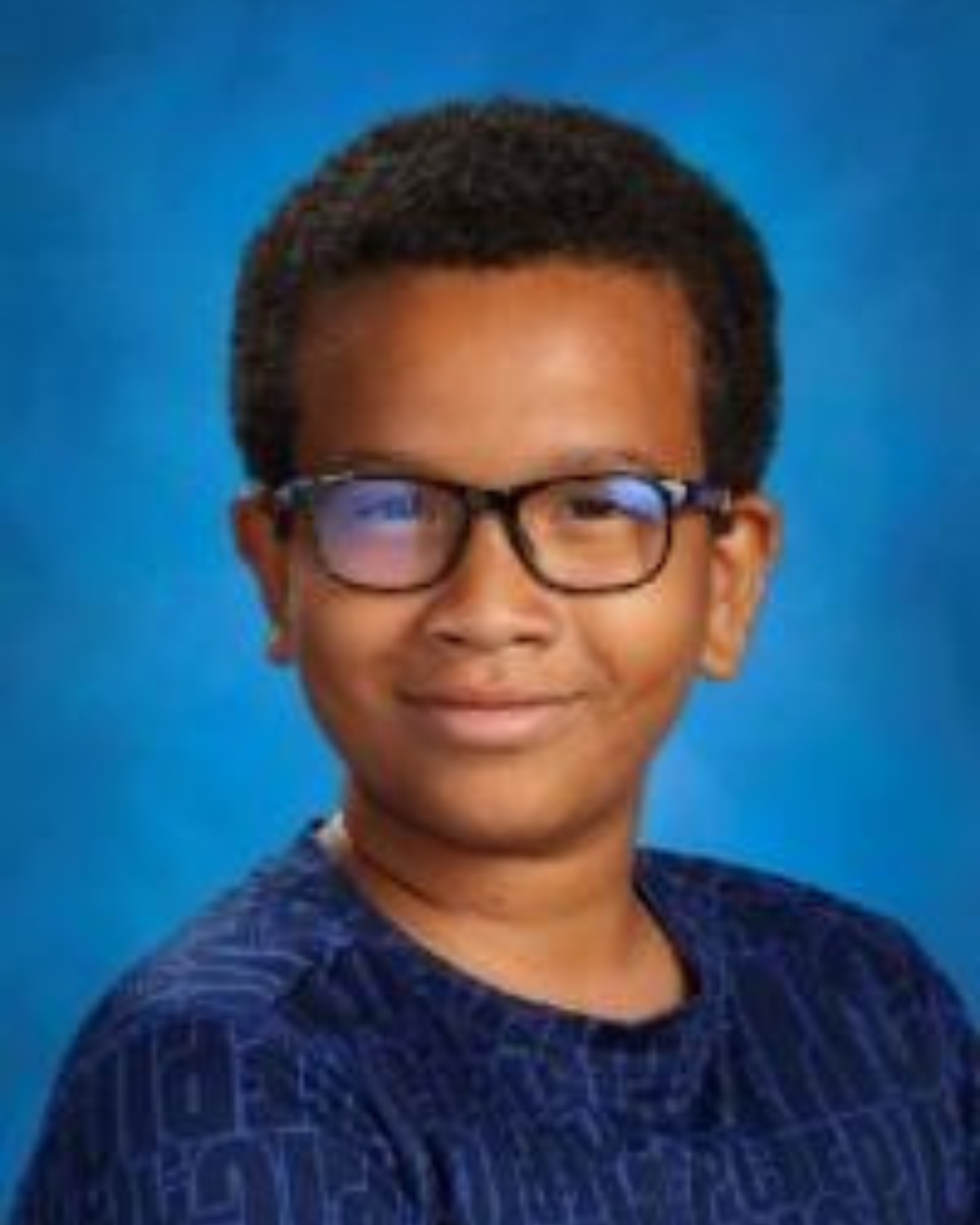 Young boy smiling