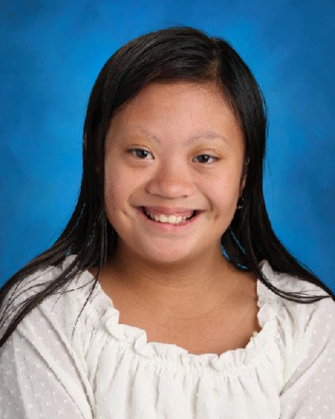 Young girl smiling
