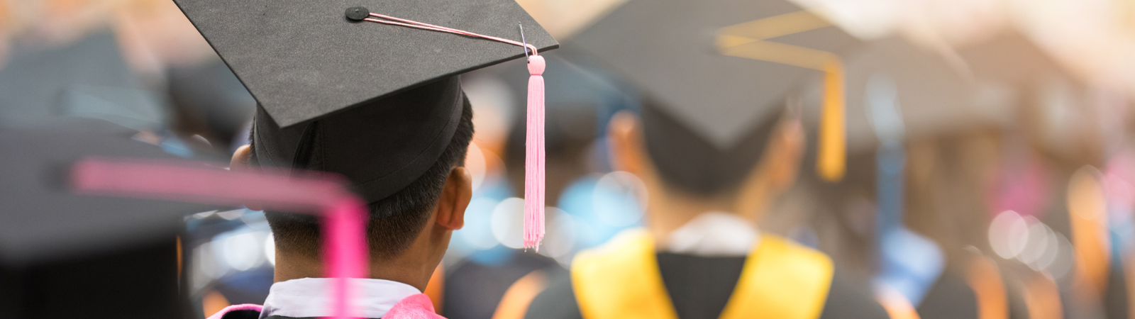 students in graduation caps