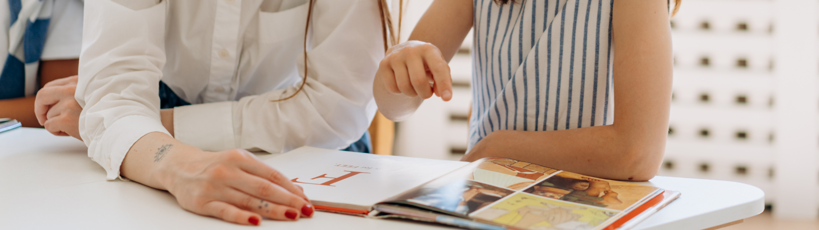 Parent reading with a child