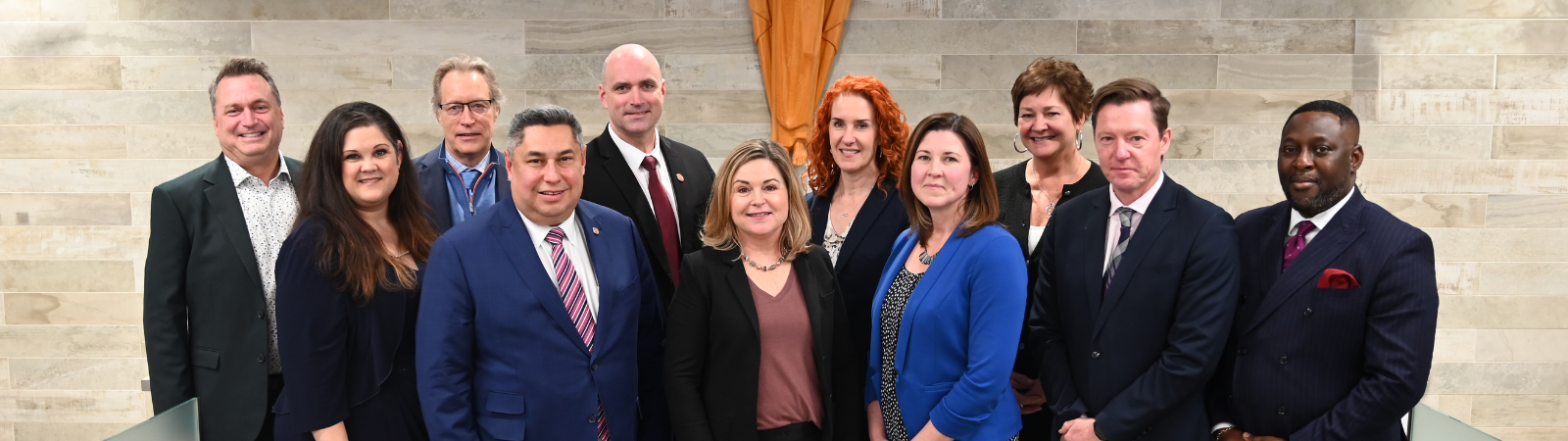 The members of the senior admin team