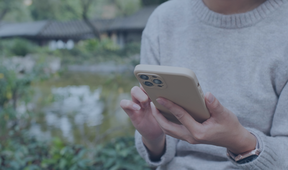 Person on phone