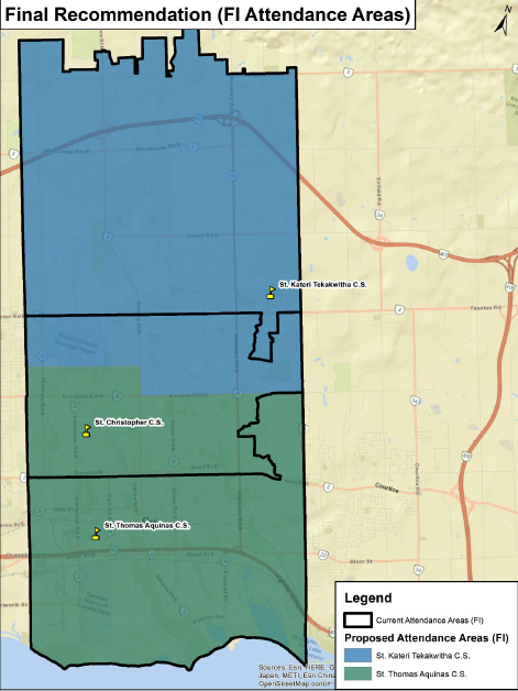 Final Recommendation for French Immersion Attendance Areas