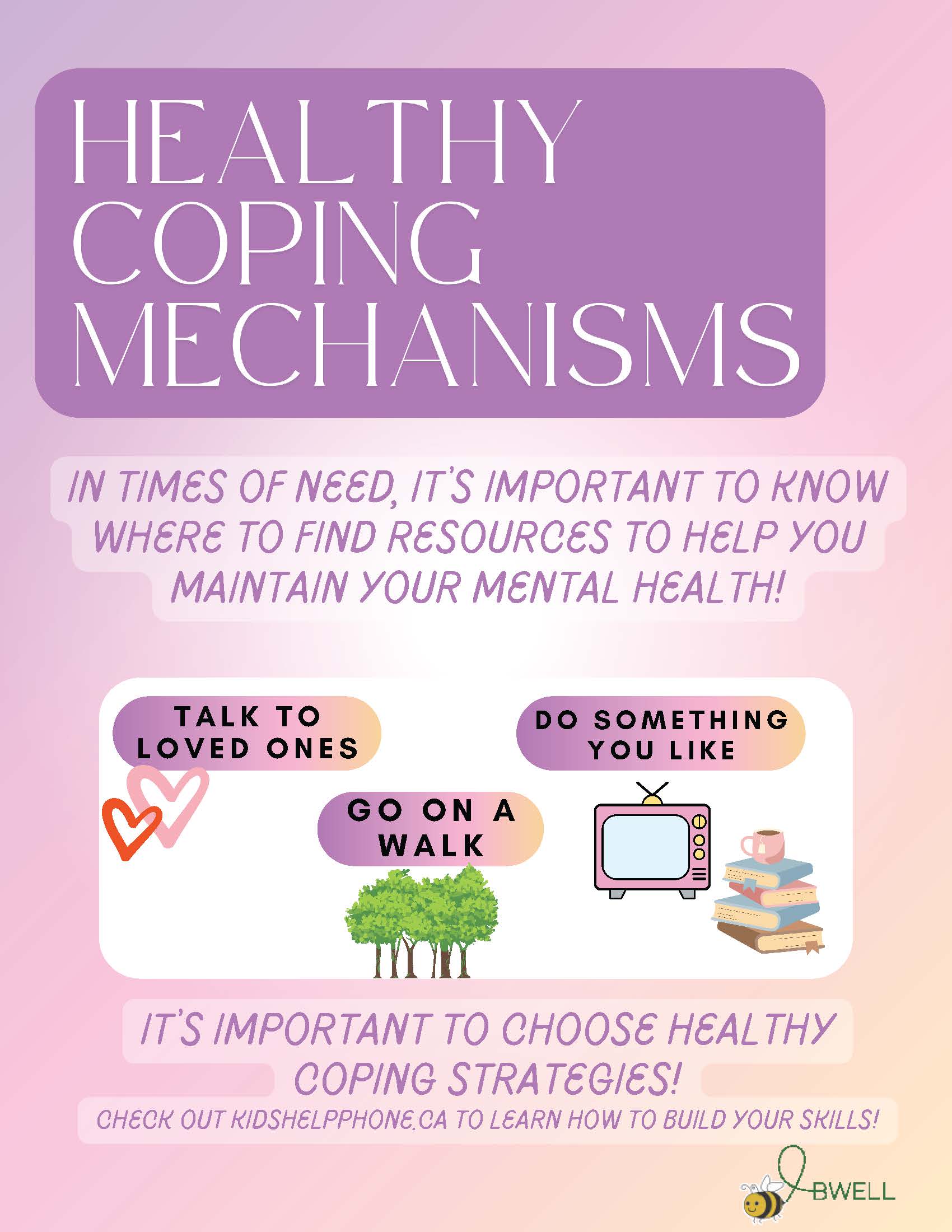 Healthy coping flyer