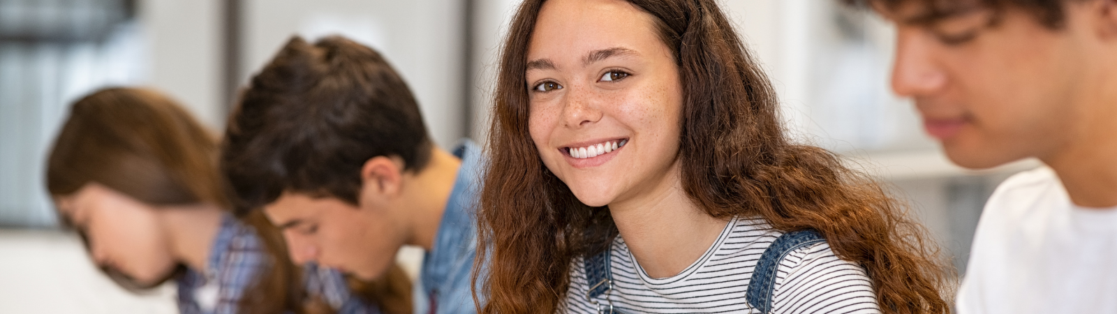 students smiling