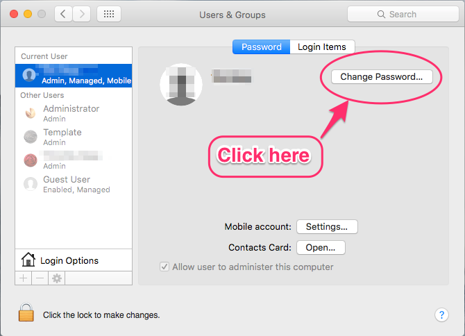 how to change my macbook password how to change my macbook password