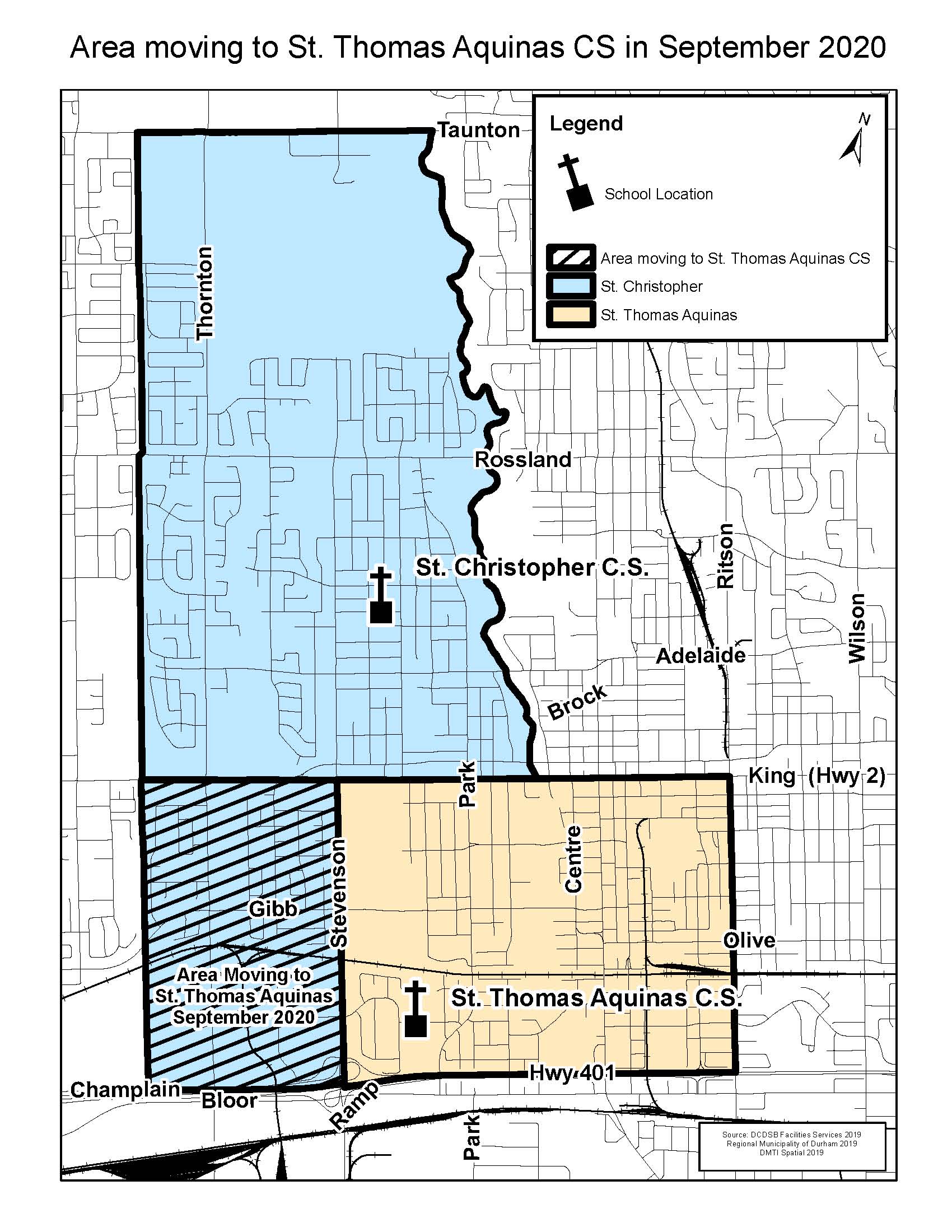 Map highlighting the area in question for the boundary review