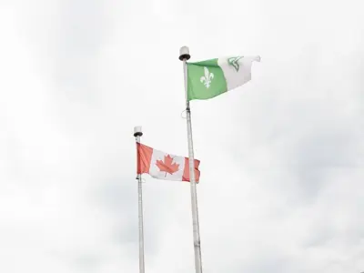 Franco Ontarian Flag