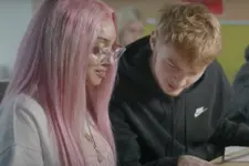 two students together