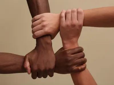 Hands in together