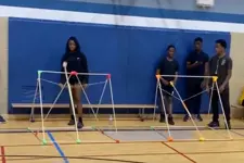 students playing in a gym