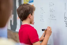 student doing a math problem