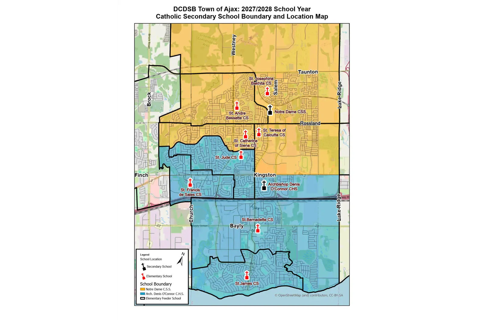 Approved Boundaries, Maps, and Implementation Durham Catholic